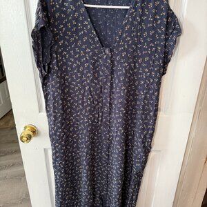 Madewell Floral Midi Dress